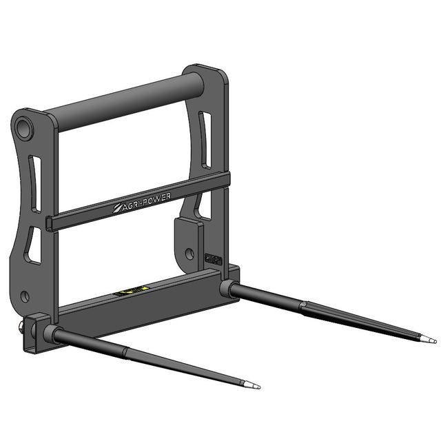Pic'balle Attelage Bobcat avec 2 Dents 1100X42 CL Gris référence fournisseur 413699